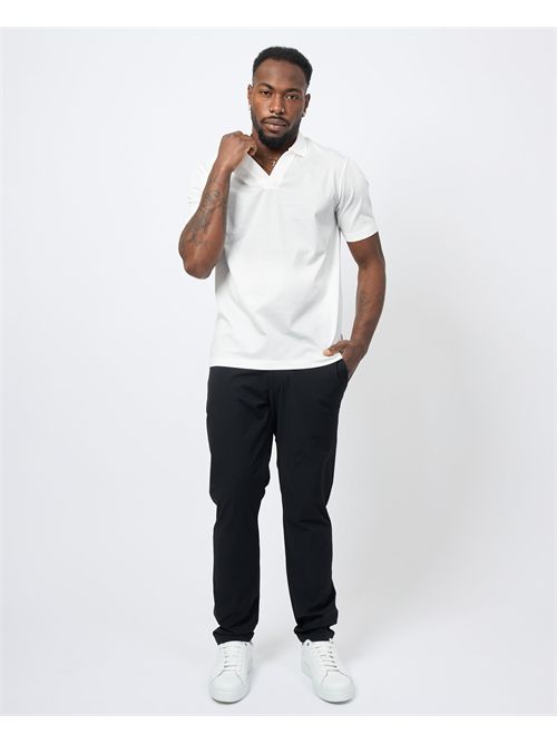 AX men's polo shirt with buttonless collar ARMANI EXCHANGE | XM000492-AF10364U0009